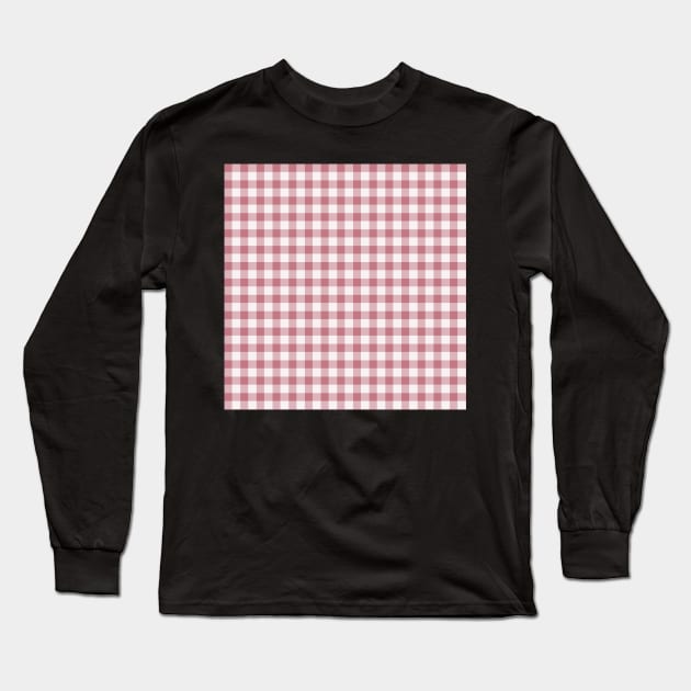 Poppy Gingham by Suzy Hager Long Sleeve T-Shirt by suzyhager